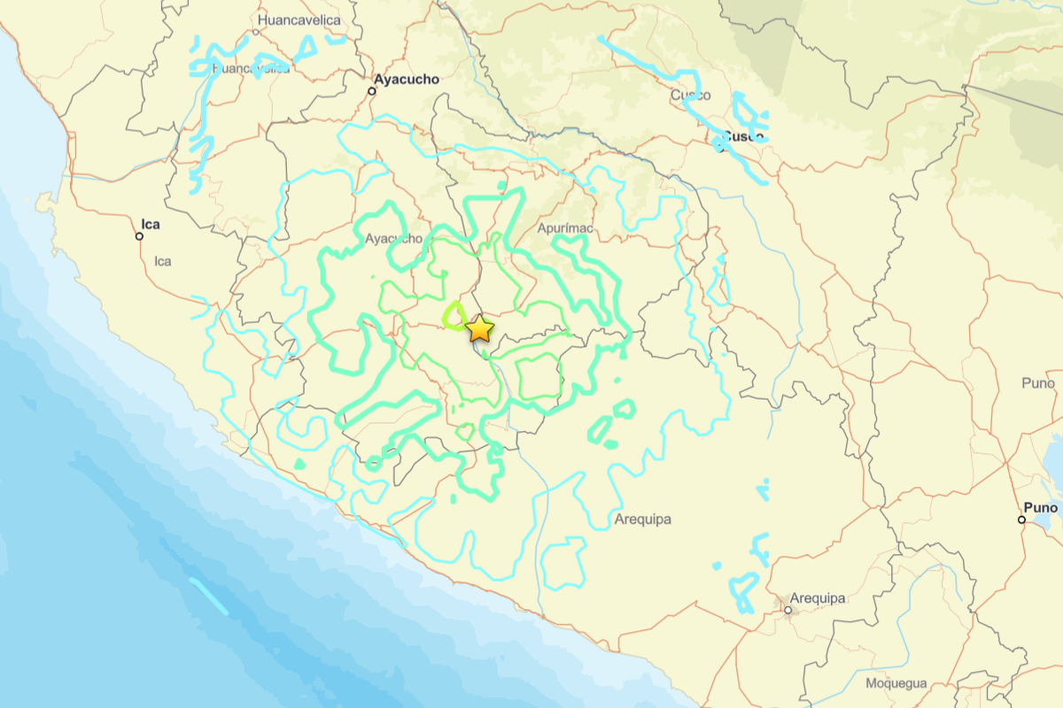 6.7 earthquake shakes Peru’s southern Andes — felt in Ica and Arequipa