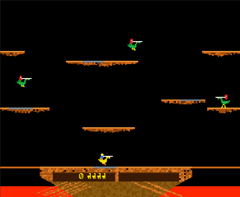 Joust gameplay screenshot