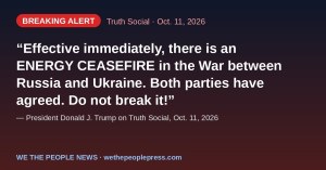 Trump Declares Russia-Ukraine ‘Energy Ceasefire’; Moscow Has Not&nbsp;Confirmed